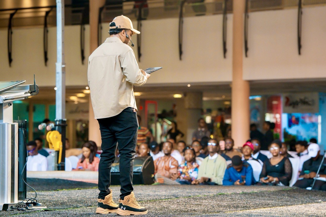 Crowd and stage at Solana Summit